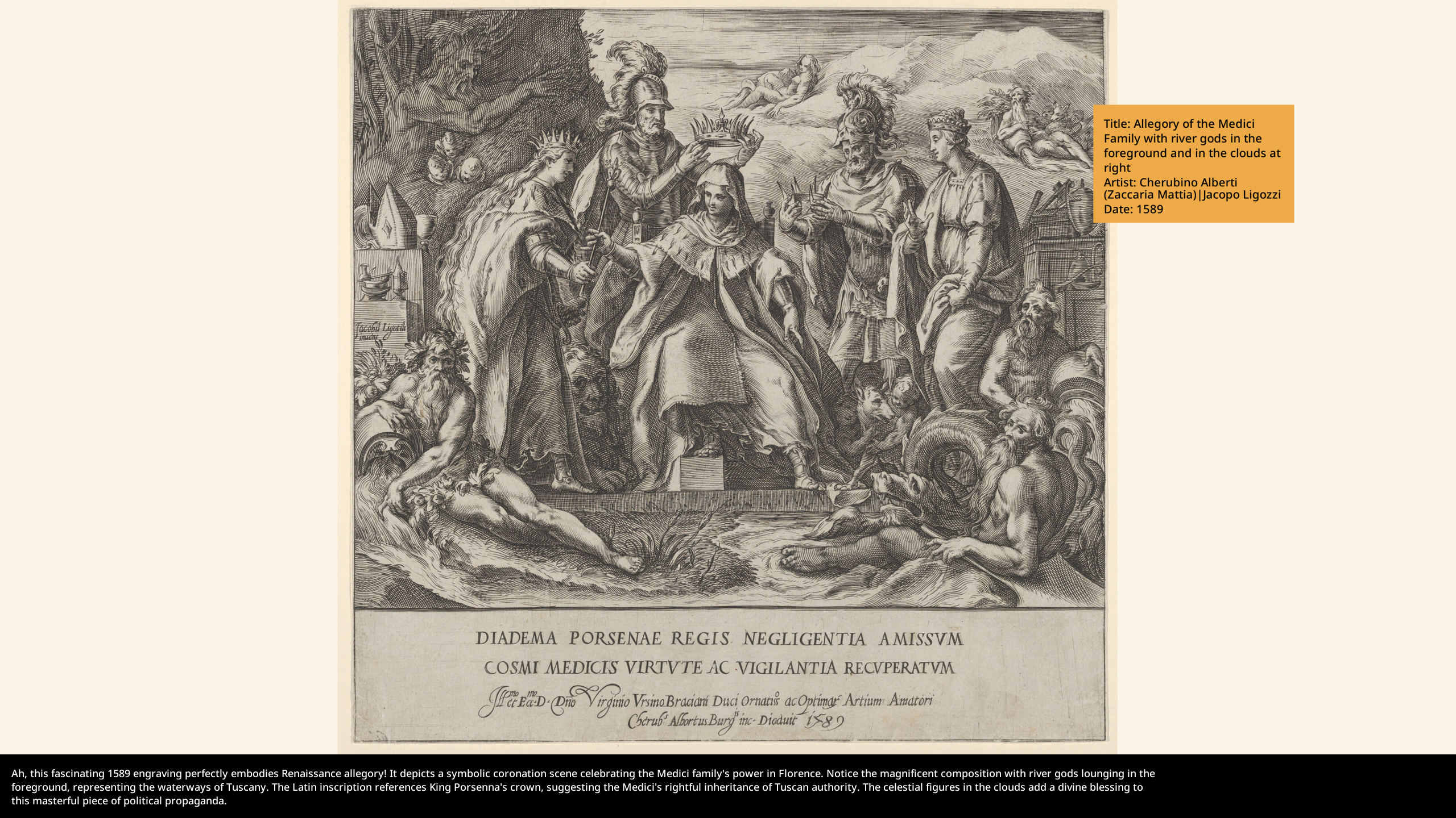 Allegory of the Medici family by Cherubino Alberti